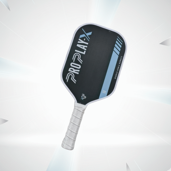 PPX Hybrid Pickleball Paddle | Propulsion Polymer Honeycomb & T 300 Carbon Fiber Surface (Color- Blue & White)