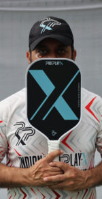 PPX Hybrid Pickleball Paddle | Propulsion Polymer Honeycomb & T 300 Carbon Fiber Surface (Color- Blue & White) - Image 7