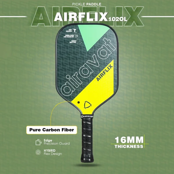 AIRFLIX PICKLEBALL PADDLE 102OL WITH BAG