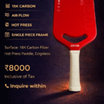 ASH100 18K Carbon Fiber Pickleball Paddle