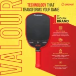 VALOUR PICKLEBALL PADDLE 7418 WITH BAG