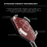 Pro - Aero Kevlar T 16mm Pickleball Paddle - Image 5